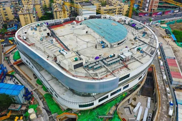 期盼已久!南京青少年宫主体已封顶,计划年底完工